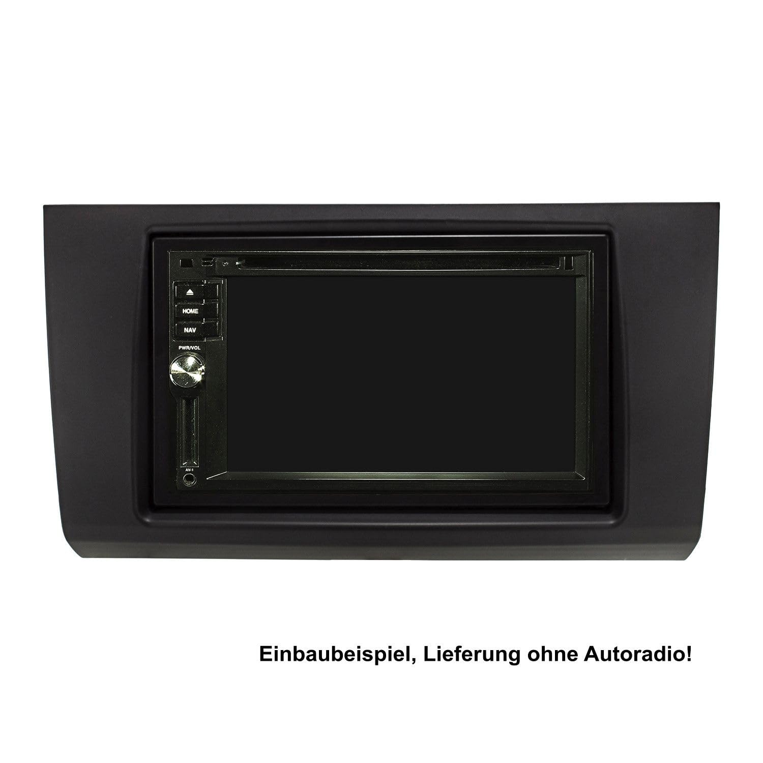 tomzz Audio 2454-024 Doppel DIN Radioblende Set kompatibel mit Suzuki Swift MZ/EZ Bj.2005-2010 anthrazit/schwarz mit Einbaukit