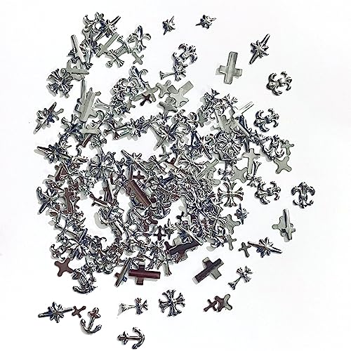 ATB-Foger 200 pezzi metallo punk chiodo arte croce...