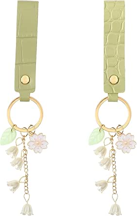 Portachiavi In Pelle Per Auto - Set Da 2, Elegante, Uomo E Donna, Con Logo Auto - Foto 3