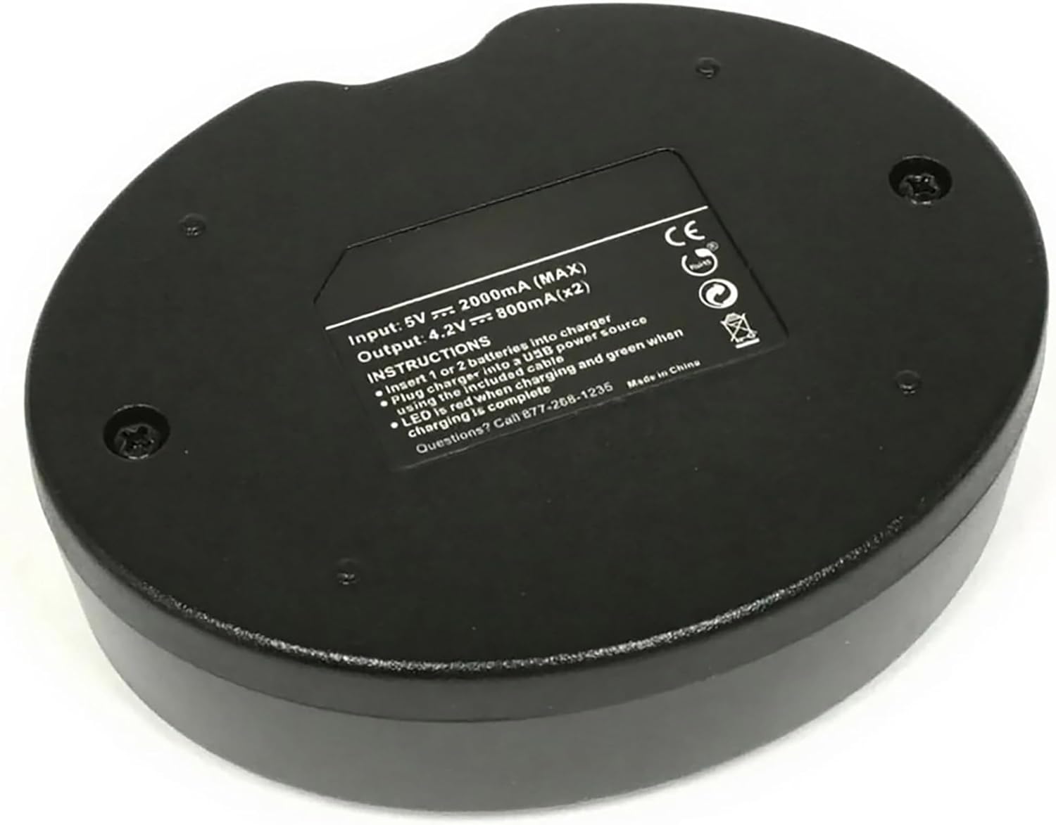 Replacement Battery for Nikon Coolpix B600 (2-Pack, 1450mAh) and Dual Charger