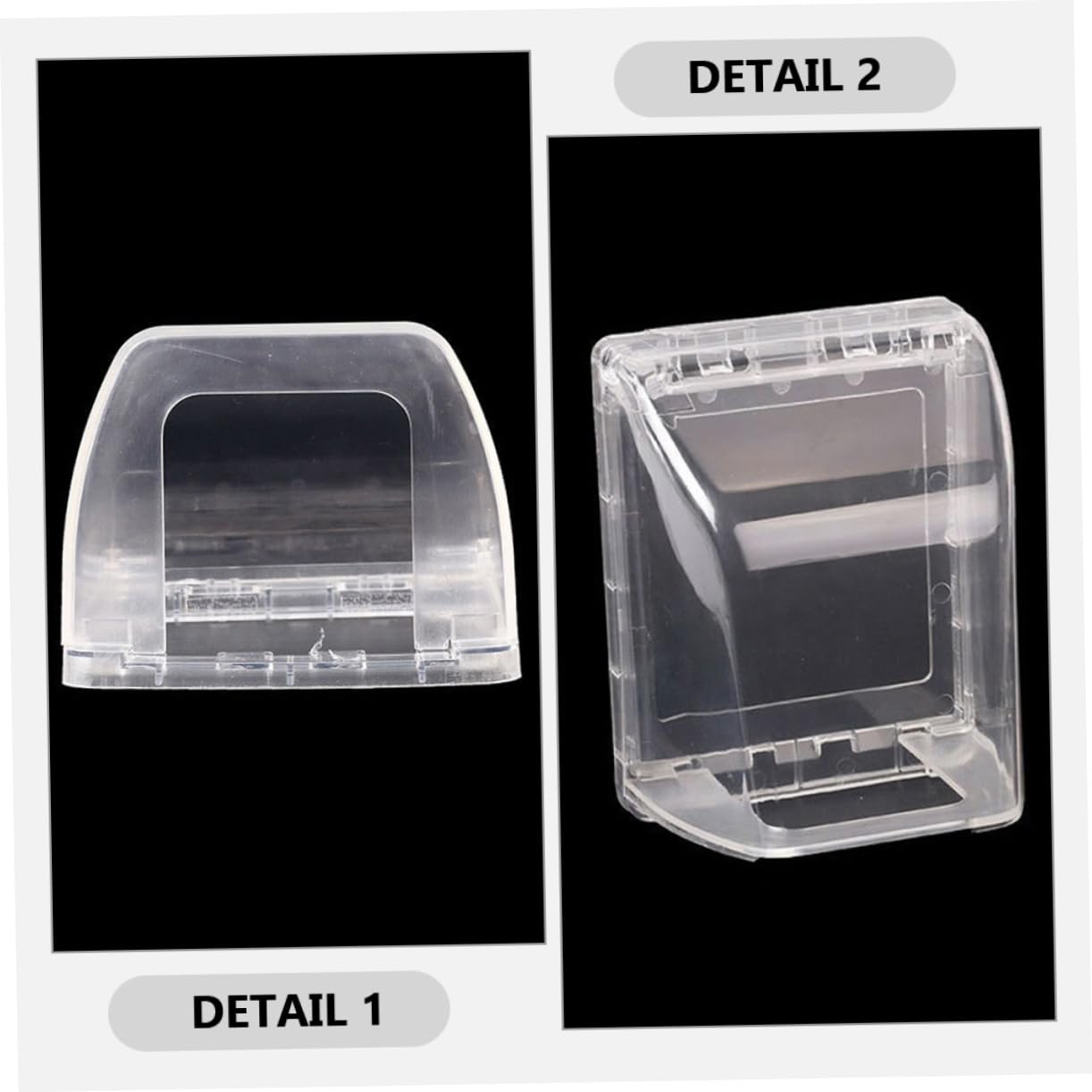 POPETPOP 3 ensembles Couvercle De Protection De Prise De Protection De Prise De Étanche Pour Bébé Couvercles De Prise Électrique Couvercle De Protection 2 pièces * 3