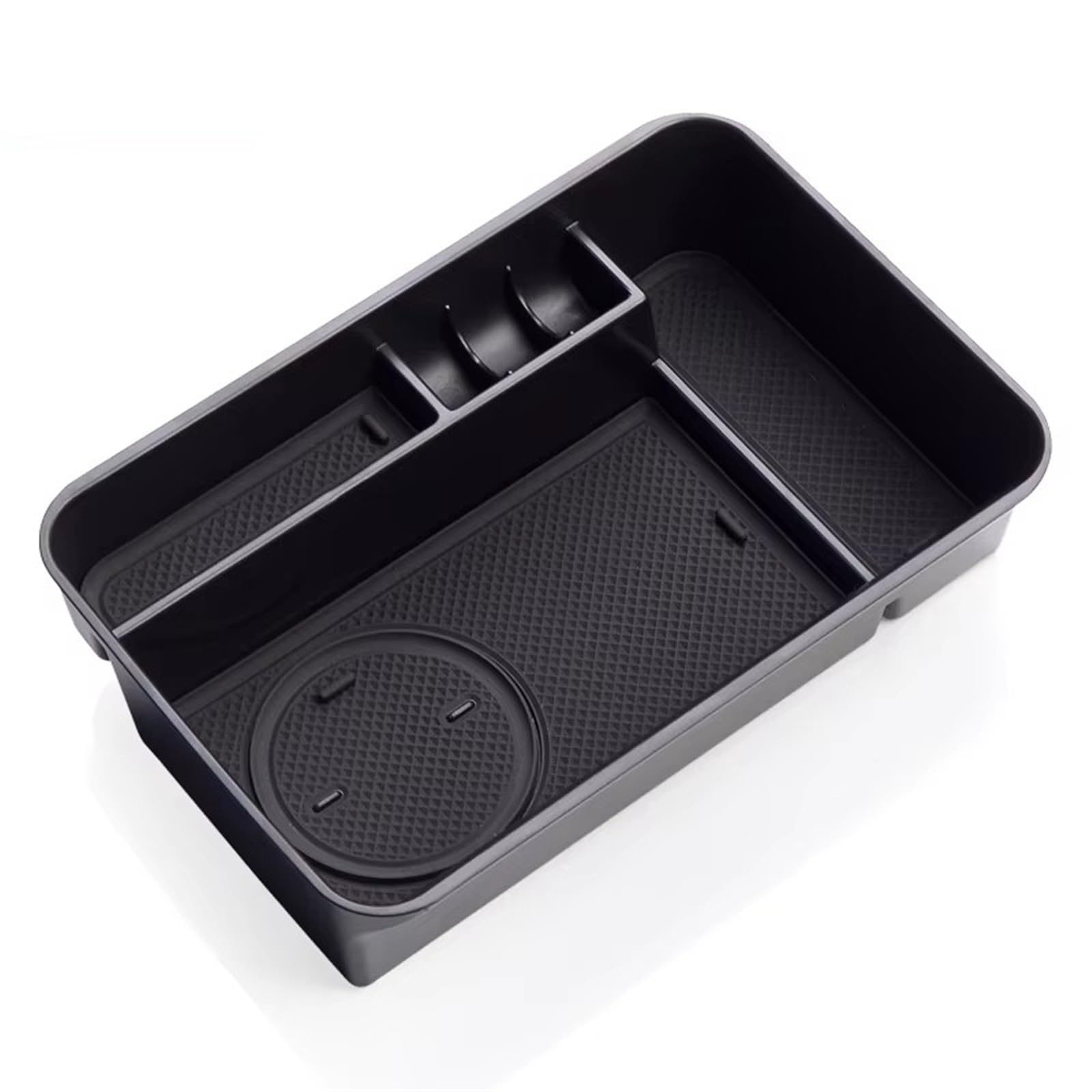 KYTGIOL Car Storage Organizer Compatible With Nissan For PATROL Y62 2010-2018 Car Central Console Armrest Storage Box Organizer Tray Container Interior Accessories