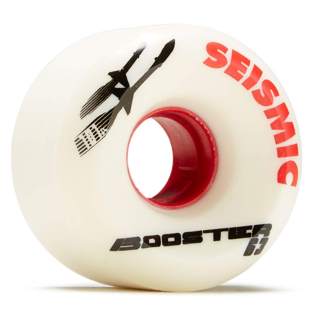 Seismic Booster 101a Longboard Wheels - White - 63mm