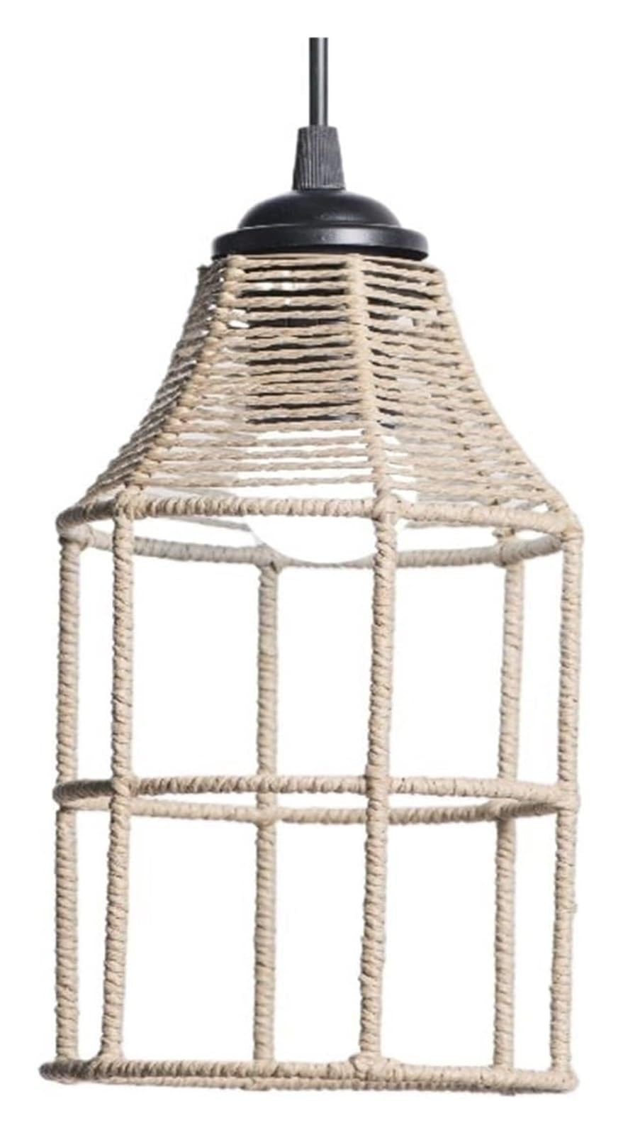 Lampshade， Geometric Shade Light Hanging Cover Handwoven Lampshade Fixture Bedroom ﻿(15)