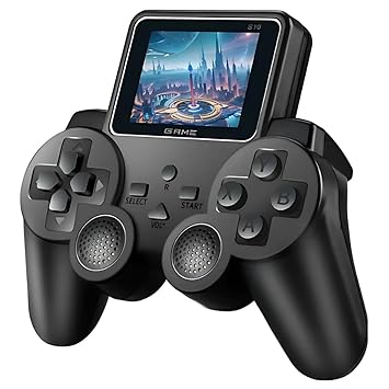Toychannel Handheld Gaming Console with 520 Retro Games | Rechargeable Video Game Console with TV Output | Portable Game Console for Kids & Adults | Toys & Return Gift for Boys Ages 7-14 Years, Black - image, photos