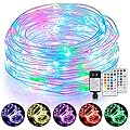 Mlambert 99Ft Rope Lights Outdoor, 18 Colors 300 LEDs 7 Modes RGB Fairy String Light with Remote & Timer, Multicolor Halloween Christmas Twinkle Light