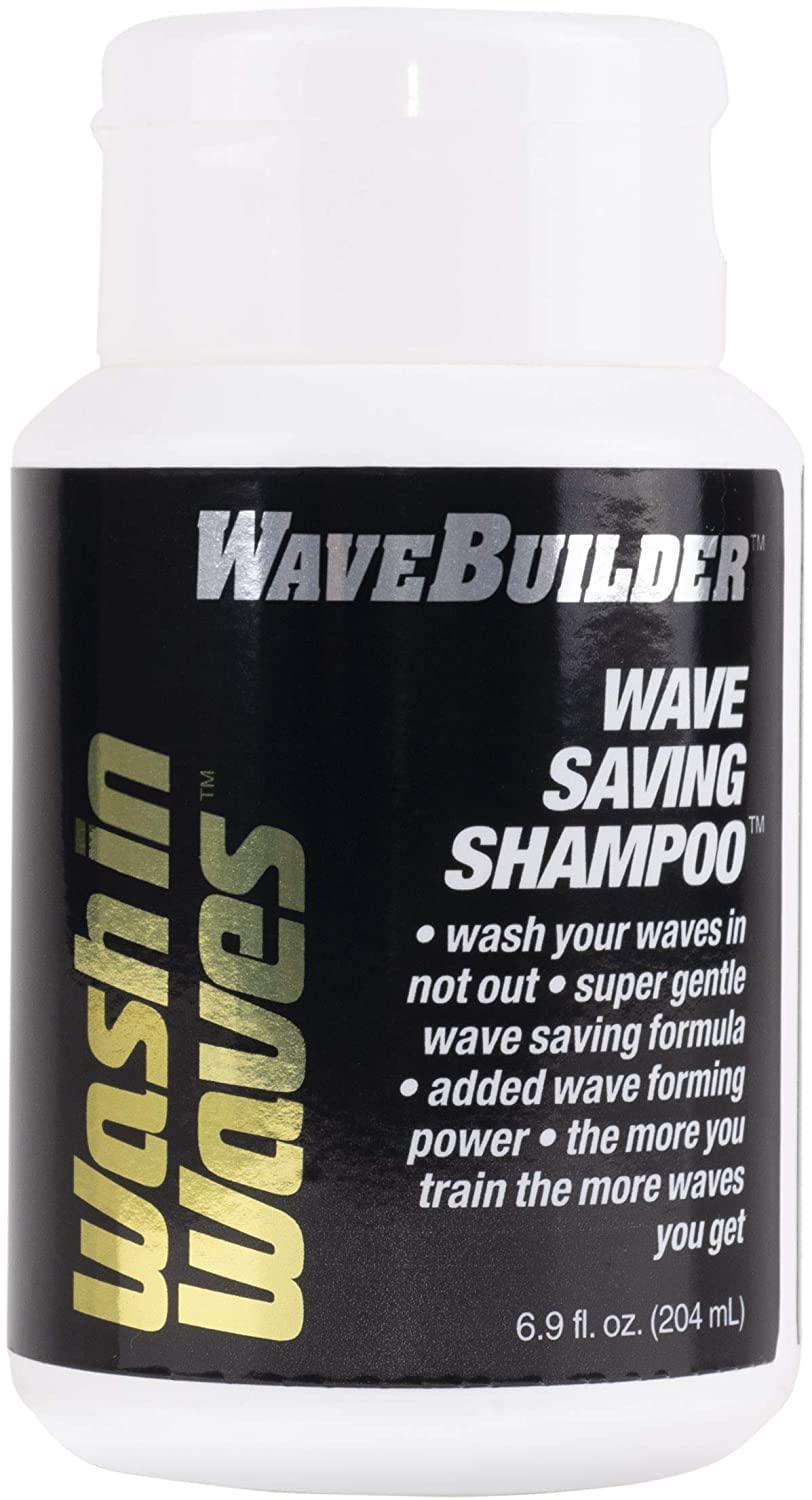 WAVEBUILDER Ultimate Bundle for 360 Waves | Cocoa & Shea Wave Butter, Pomade, Wash in Waves Wave Safe Shampoo, Brush in Waves and a Silky Durag Design: WB 360 White