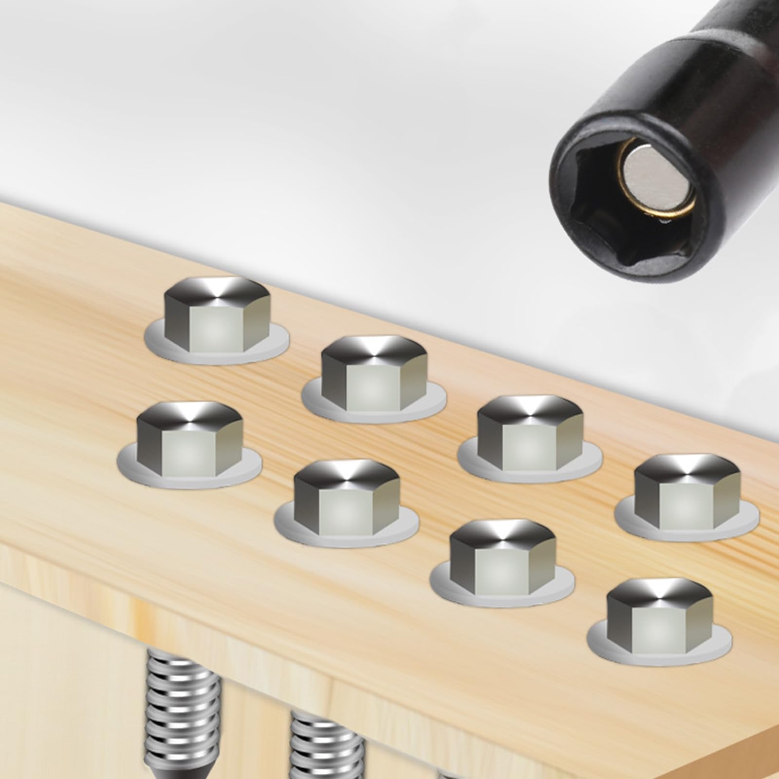 Múltiple Hexagonal Shanks Broca Broca Longitud Extendida Para Taladros Eléctricos Y Destornillador Con Magnetismo Mejorado Longitud Extendida