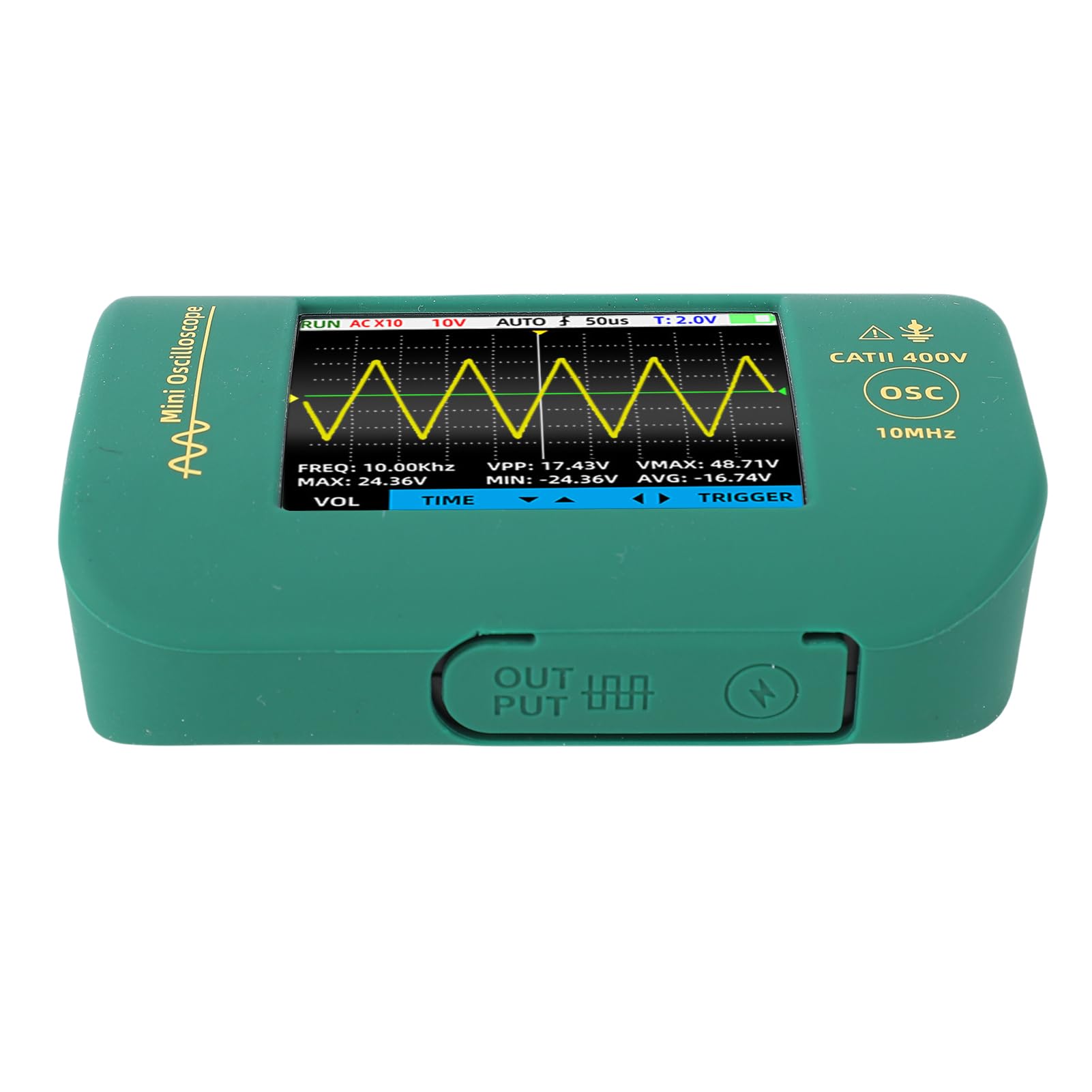 Display LCD 2, 8 Pollici Visualizzazione Compatto Digital Oscilloscopio Digital Multimetro Scope Osciloscopio Channel Rigol Handhell Oscilloscopes Kit Generatore PICO Automotriz