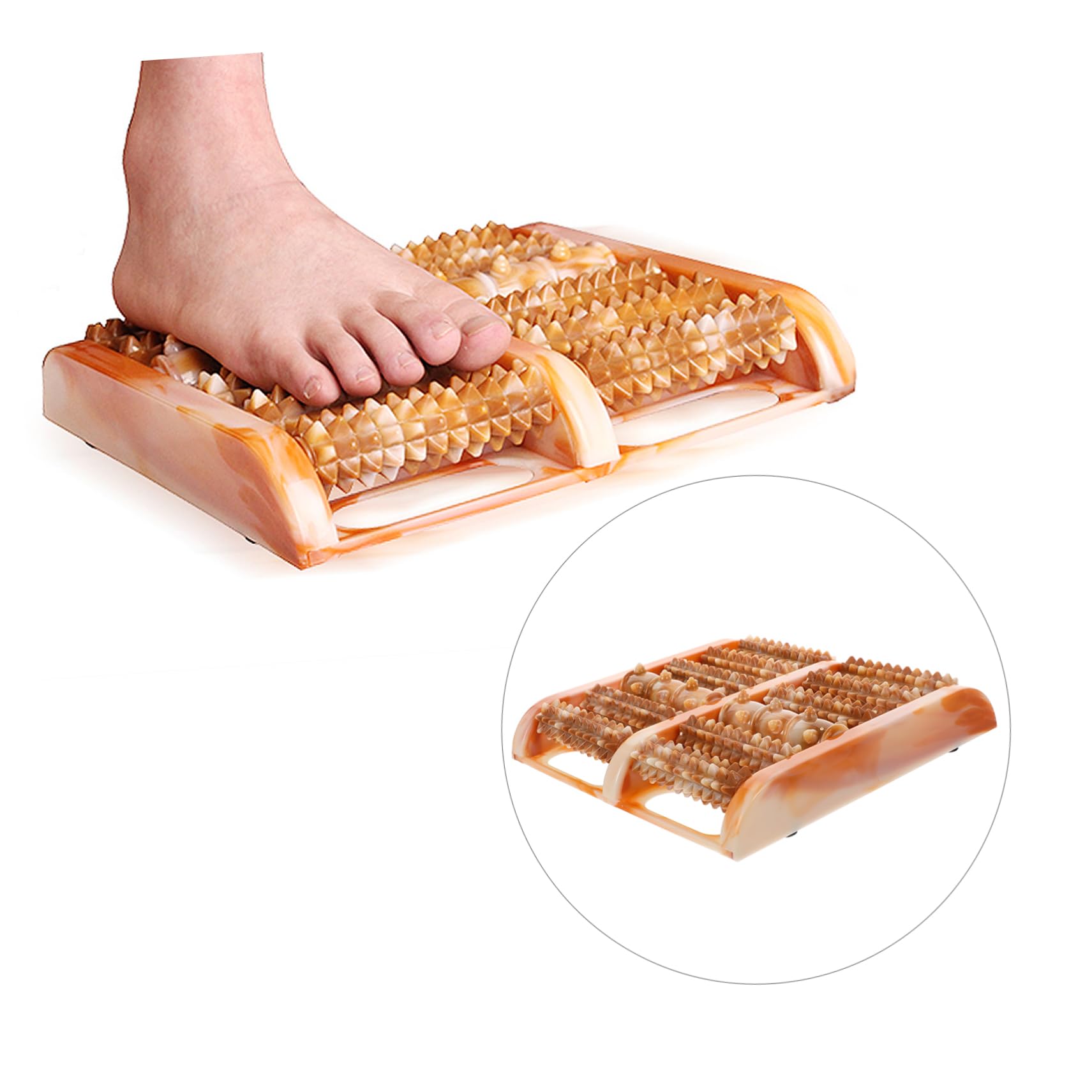 Masajeador de Pies Rodillo, Pvc, Práctico para Descanso