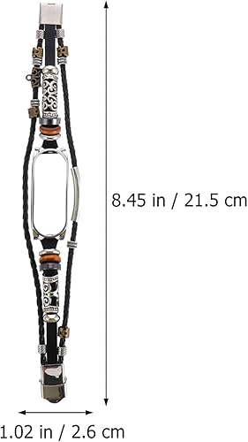 Miniatura 8 de Gatuida Paquete de 2 bandas compatibles con correa de reloj de repuesto étnica banda de fitness para Xiaomi Mi