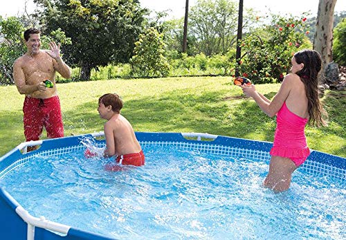 Intex 12Ft X 30In Metal Frame Above Ground Round Family Swimming Pool Set & Pump #TOP2