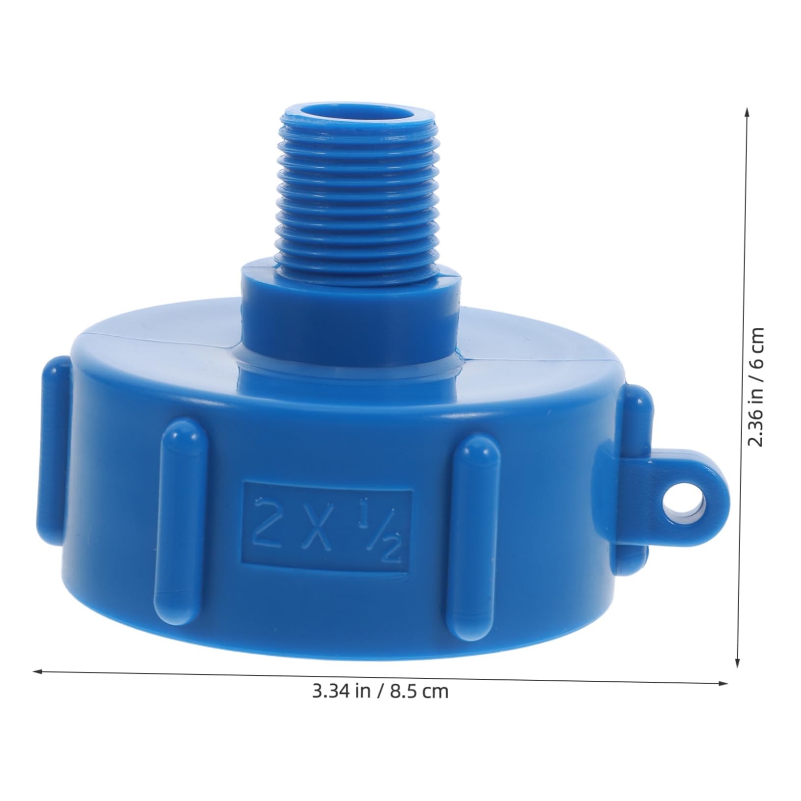 FELTECHELECTR Ton Barrel Valve Connector 60mm Plastic Valve Heavy Duty Container Adapter for Chemical/food/pharma