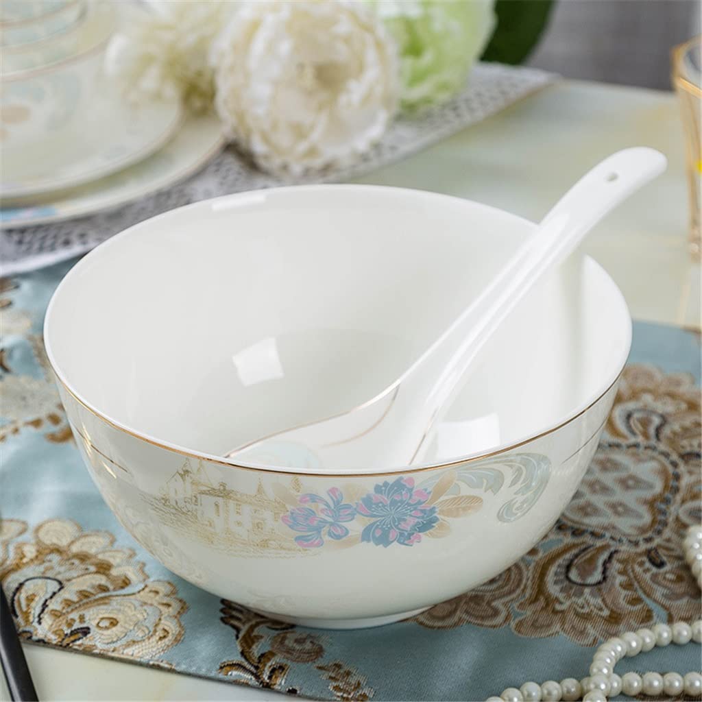 Zestaw ceramicznych zastaw stołowych Naczynia Gospodarstwo domowe Prosta zastawa stołowa z porcelany kostnej Codzienne prezenty Zestawy naczyń obiadowych Naczynia kuchenne