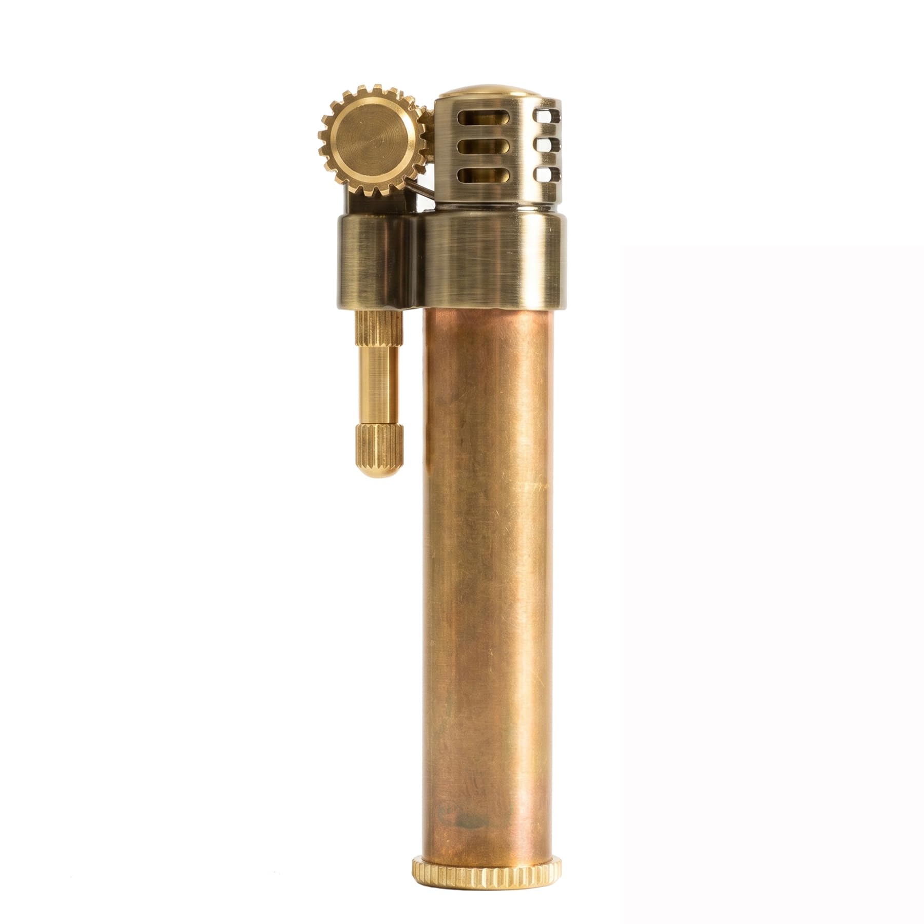 Vintage Kerosene Lighter Refillable Soft Flame Trench Lighter，Bronze