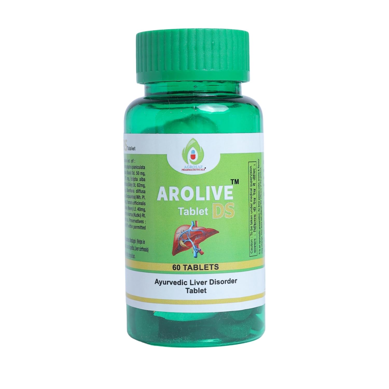 Arolive DS Tablets 60 Count | Ayurvedic Liver Support Supplement | Digestive Wellness & Detox Support Formula | Herbal Daily Care Tablets-image-19