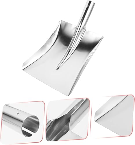 Miniatura 3 de Cabilock Pala de nieve de acero inoxidable Herramientas de barbacoa Herramienta plegable Herramienta de limpieza Pala de nieve plegable Pala de