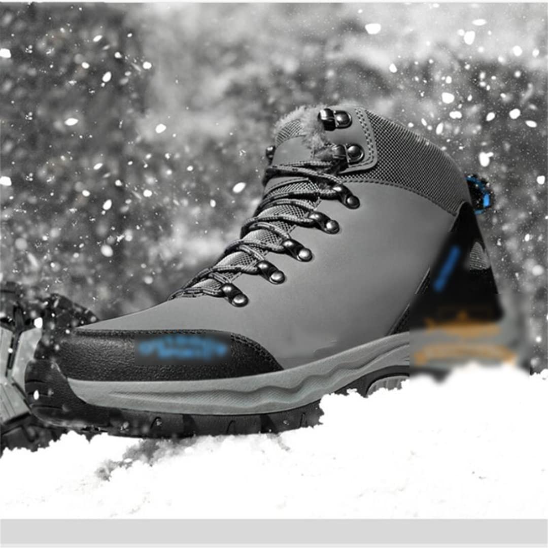 Zapatos de pesca de invierno más terciopelo cálido transpirable antideslizante botas de nieve deporte al aire libre camping senderismo pesca zapatos