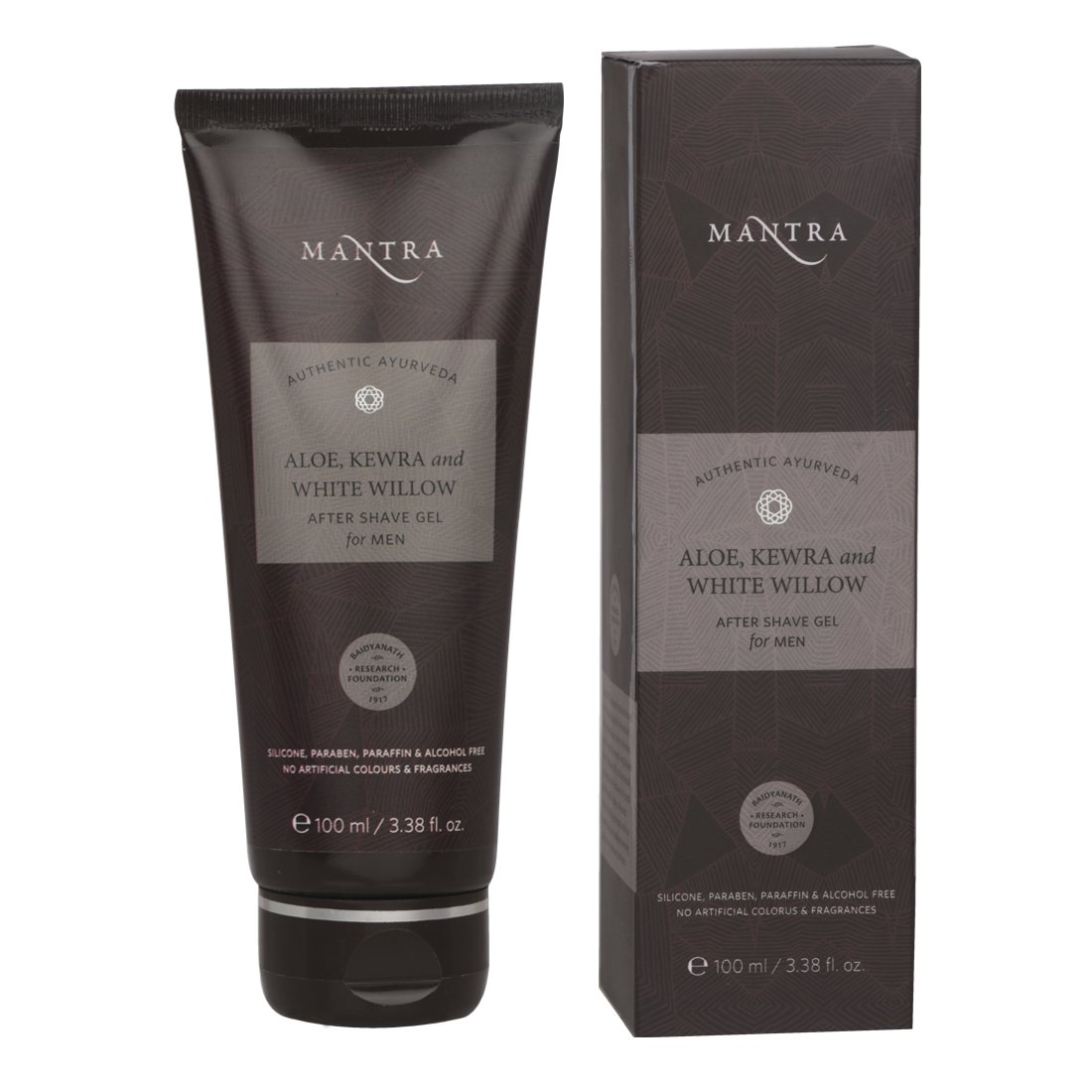 Mantra Authentic Ayurvedic Aloe Kewra & White Willo After Shave Gel For Men, Free from All Harmful Chemicals (100 ml)
