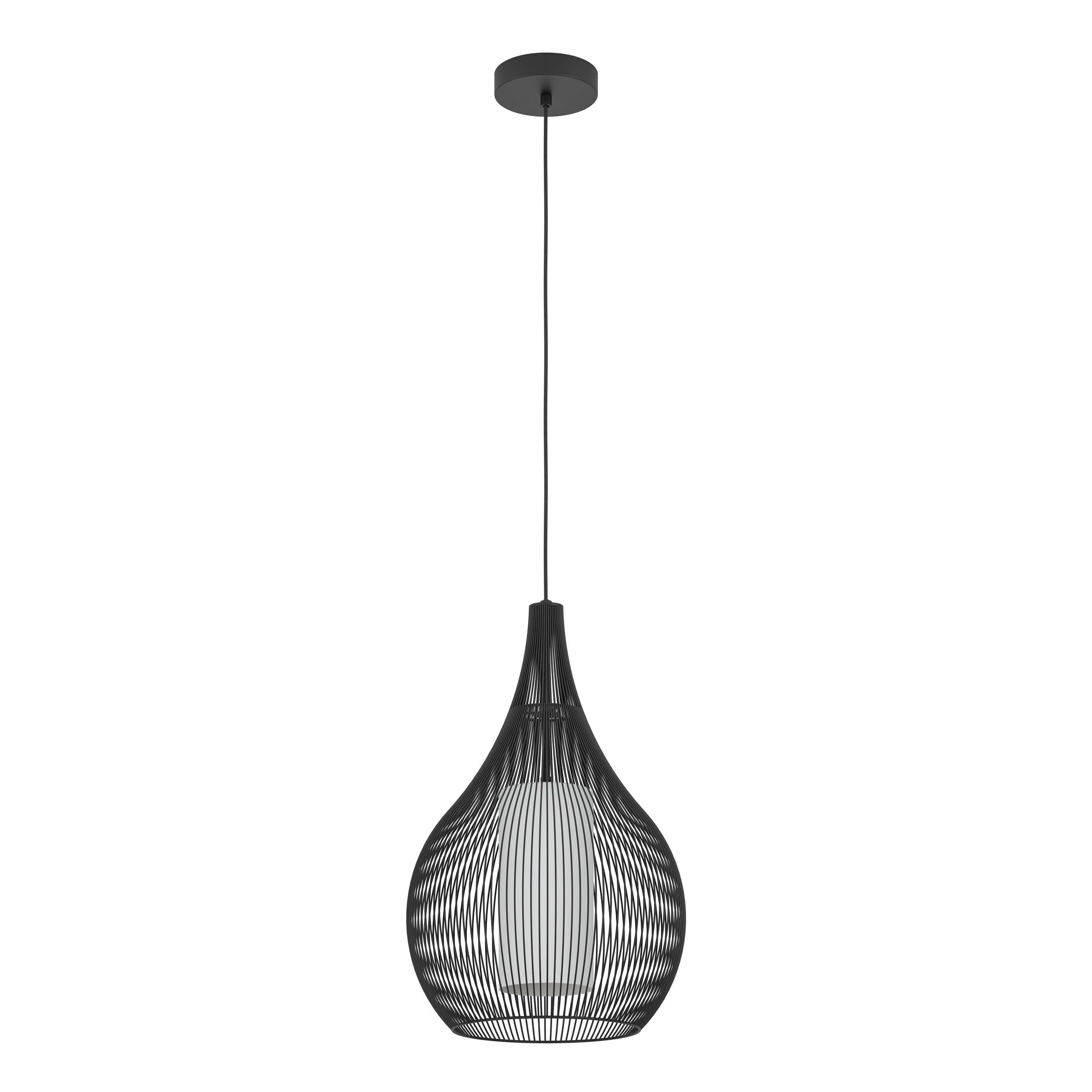 Eglo Razoni 1 LáMpara Colgante, 1 Luz, Negro-image