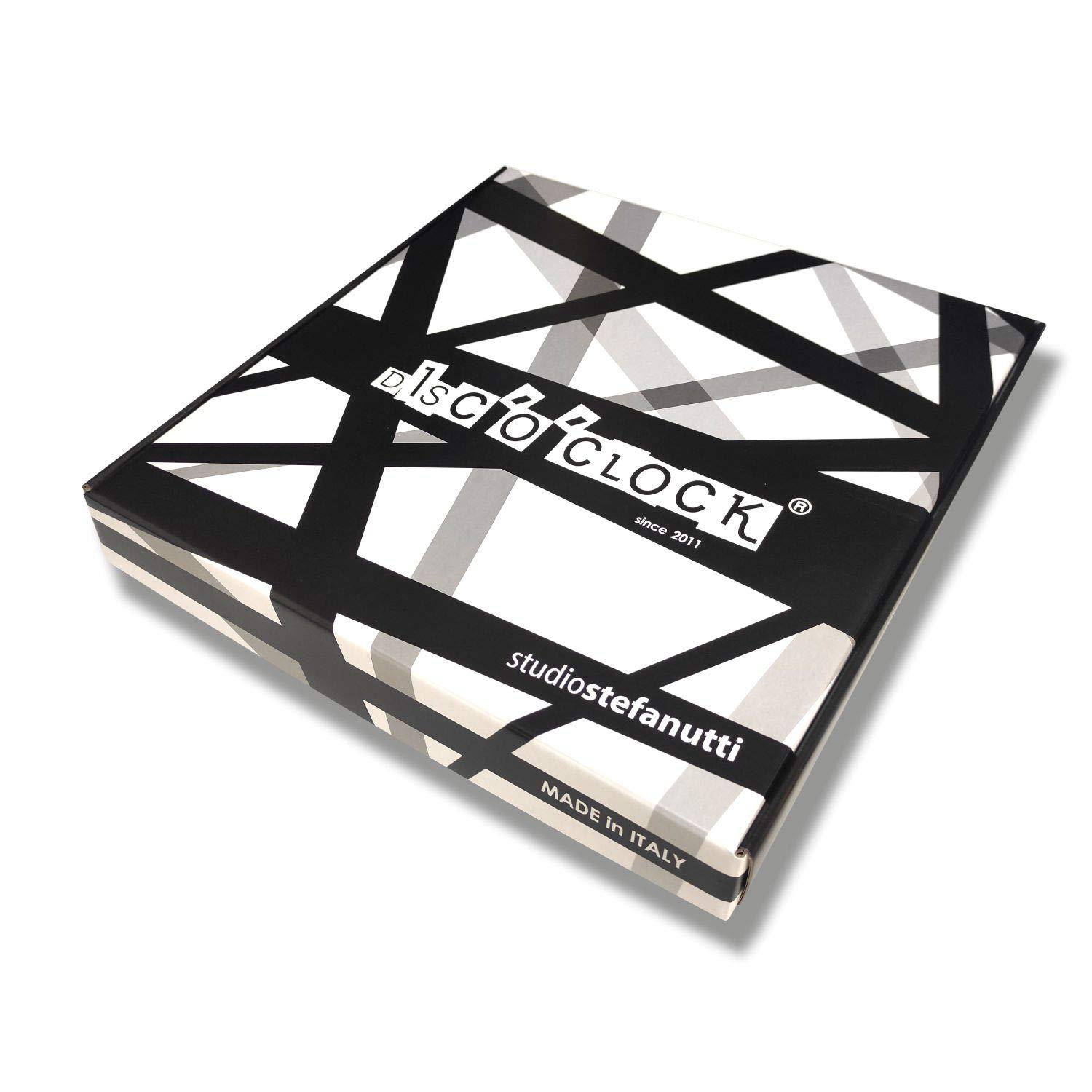 DISCOCLOCK - Orologio in vinile SILENZIOSO e PERSONALIZZABILE con DISCO PLATINO - IDEA REGALO REALIZZATA CON VERI DISCHI IN VINILE A TEMA DJ HOUSE TECHNO - DJANE@WORK PLATINUM