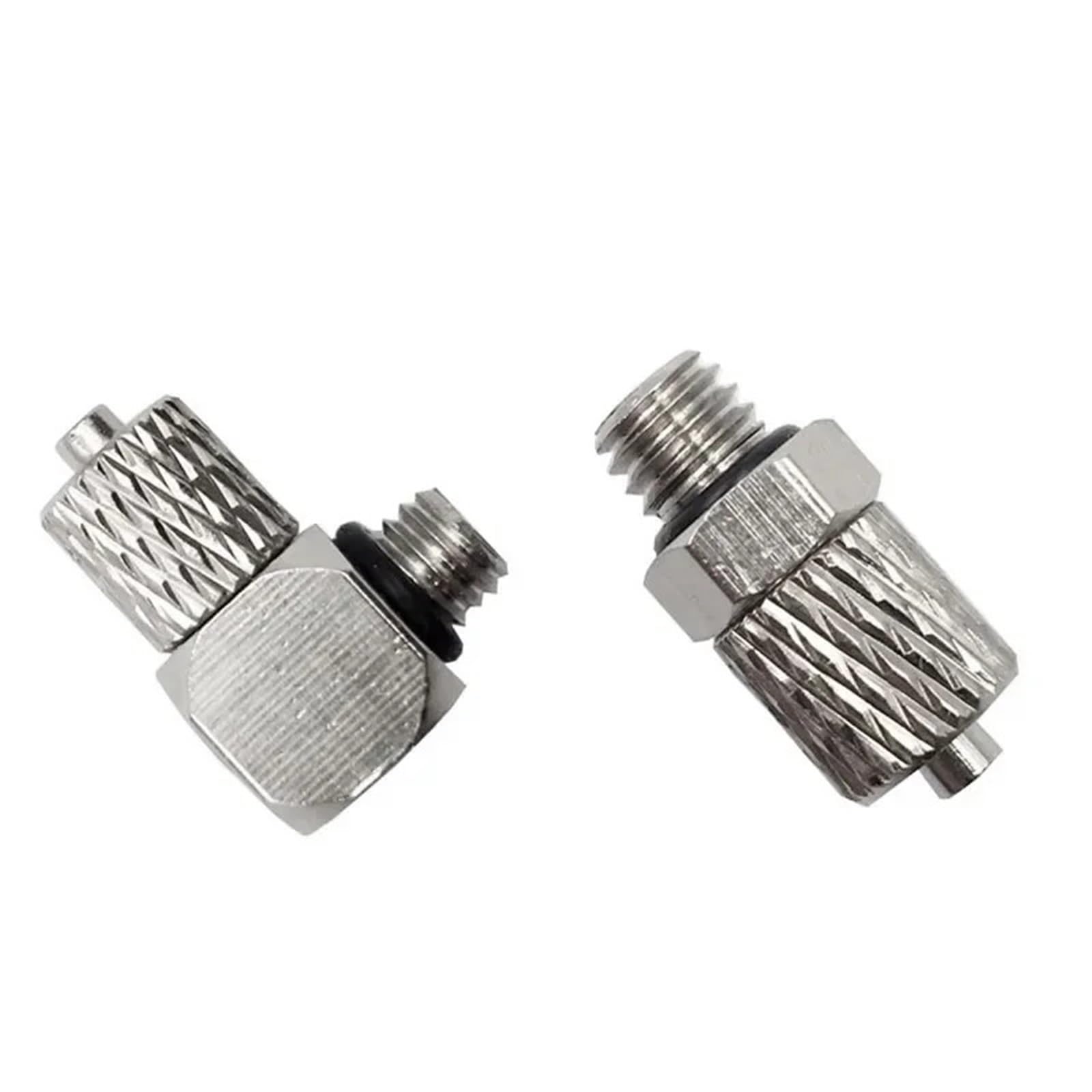 10 conectores neumáticos de rosca macho for tubos de aire de 3 mm, 4 mm y 6 mm de diámetro exterior, de rosca rápida.(PC4-M5,50 pcs)