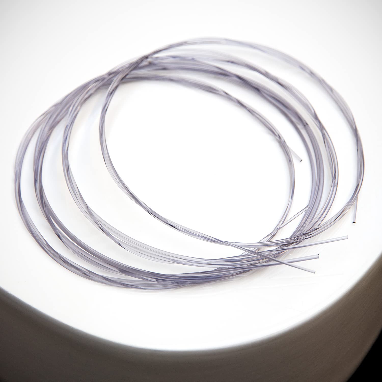 TIGER Cordes Ukulélé Fluorocarbone Noir Lot de 5 | UAC14-CBN-5 cordes fluorocarbone pour ukulélés soprano & concert, lot de 5, son clair et durable, idéal remplacement