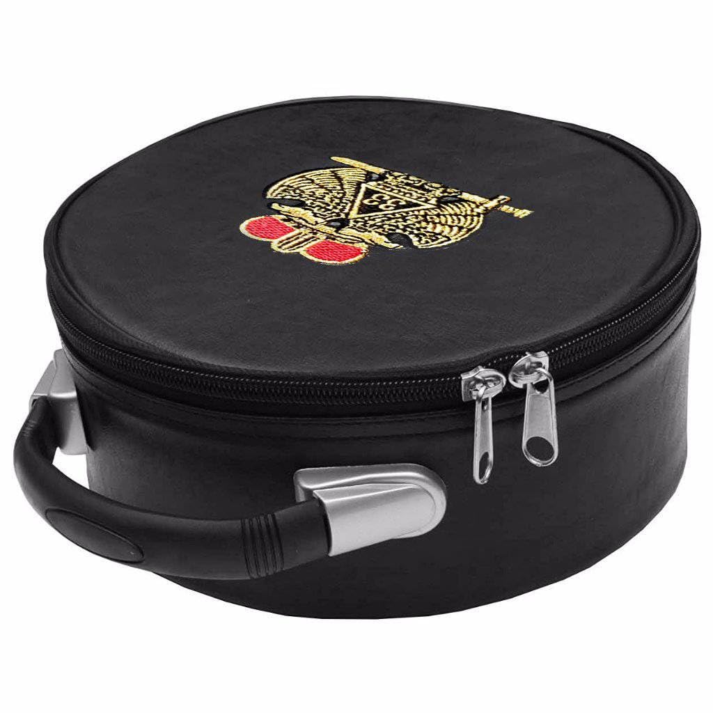 Bricks Masons 33rd Degree Scottish Rite Crown Cap Case - Double Eagle Black