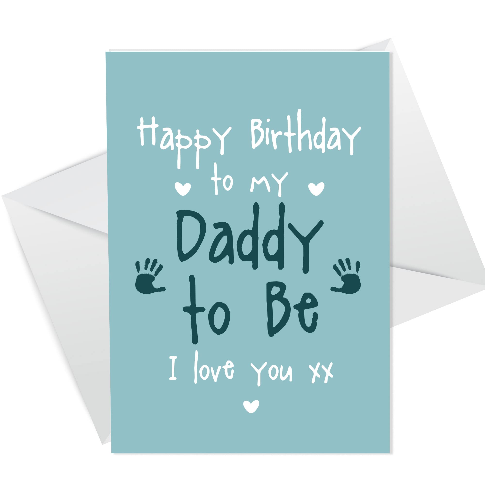 Happy Birthday Card For Daddy To Be From Bump 1st Birthday Card From Baby