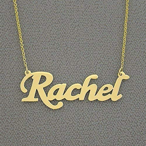 Gold Name Necklace Script Font 14k Personalized Laser Cut Fine Jewelry Gold Name Necklace Script Font 14k Personalized Laser Cut Fine Jewelry