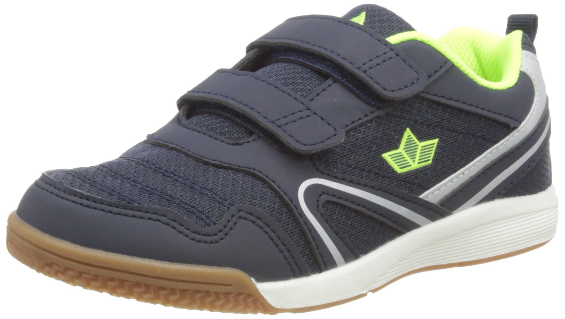 Lico Boulder V Multisport Indoor Shoes, Blue (Marine/Lemon Marine/Lemon), 1.5 UK