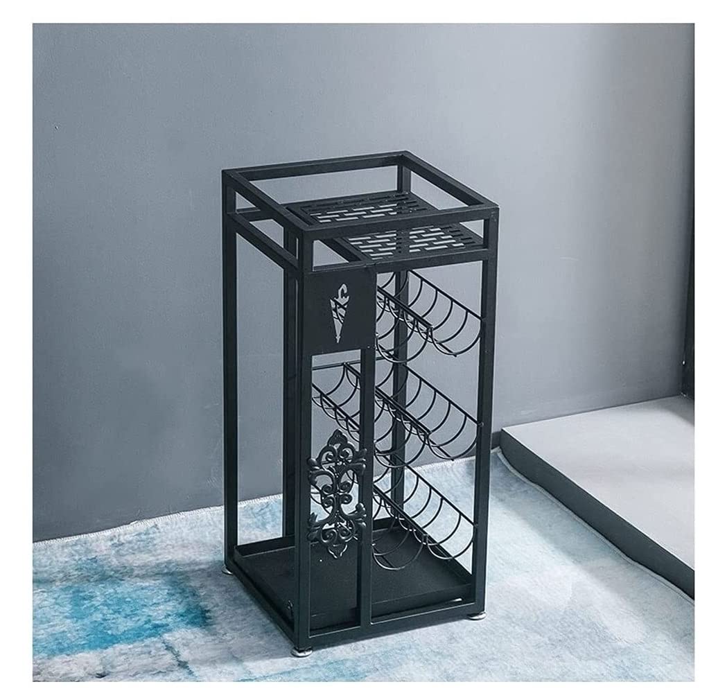 HYLYGFH Creative Multi Layer Iron Umbrella Holder Stand for Indoor Hallway Entryway Office Umbrella Storage Rack nizer Holder Umbrella Rack Stand nizer