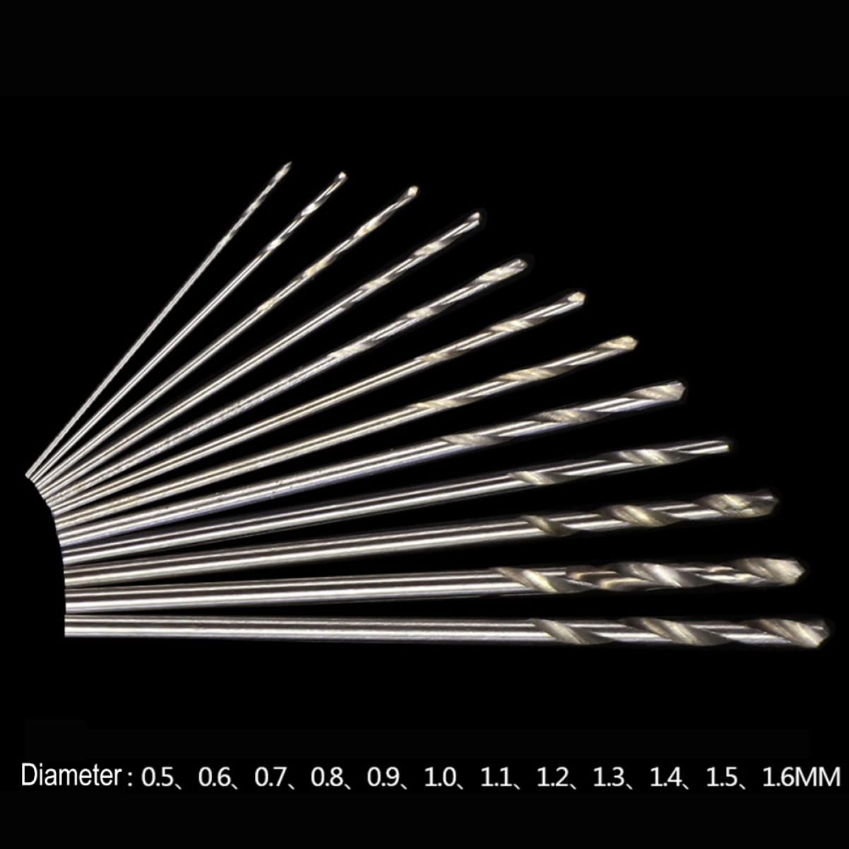 DOITOOL 150piezas Brocas De Precisión Hss Para Madera y Plástico Brocas De Alta Velocidad Para Uso y Construcción