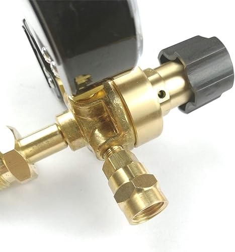 Miniatura 4 de Reguladores de CO2 de argón, reguladores de soldadura de gas, regulador de corte CGA580