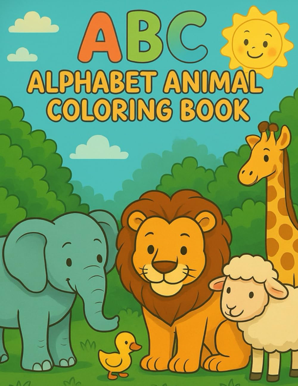 ABC Alphabet Animal Coloring Book
