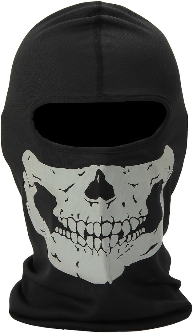 Fashion Shop Cycling Protective Balaclava Full Face Motorcycle Skull Mask,Grey