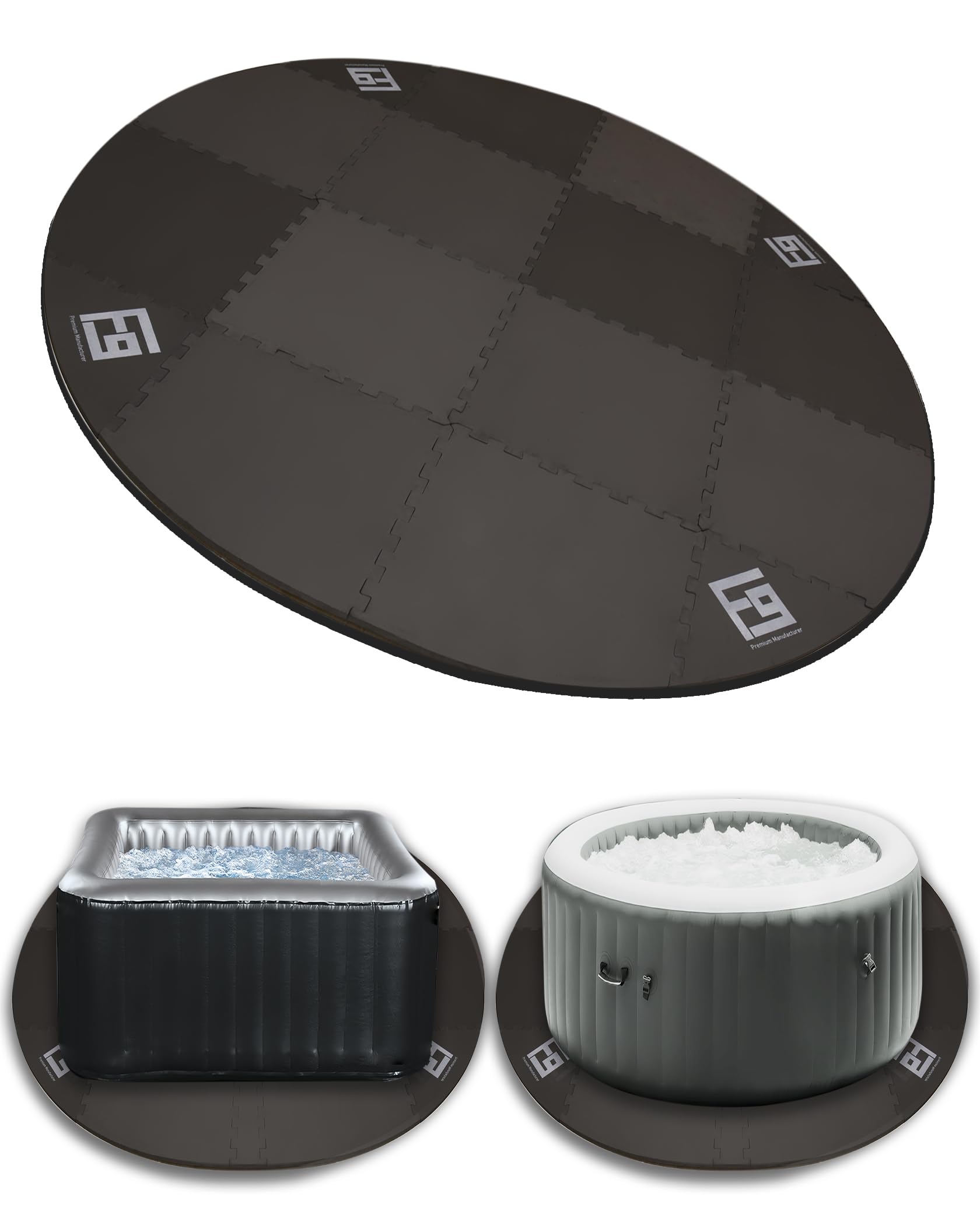 FoundGo 78inch Hot Tub Mat for Inflatable Tub