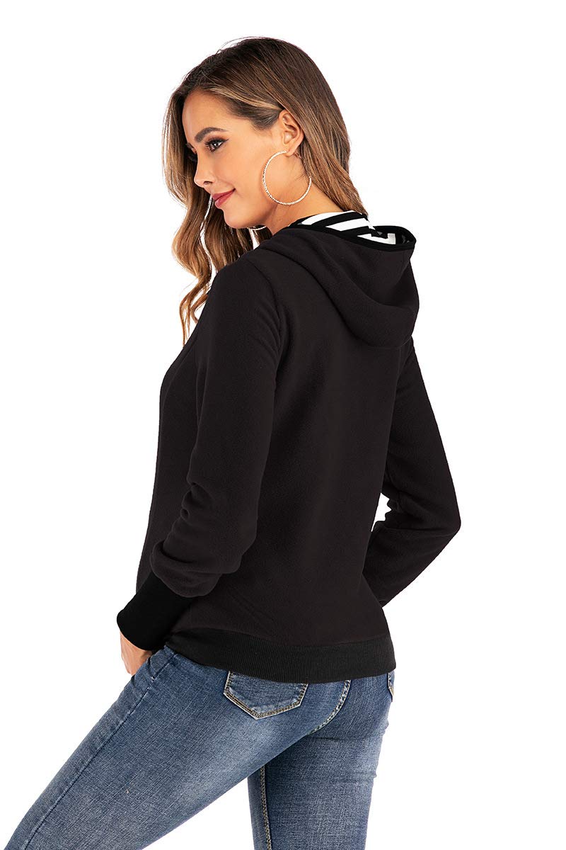 Veste De Transport pour Maman Et Bébé 3 en 1 Polaire Veste Kangourou Softshell Maternité Blouson À Capuchon Femme Maternité Warm Porter des Chandails avec Insert Bébé (Noir,L)