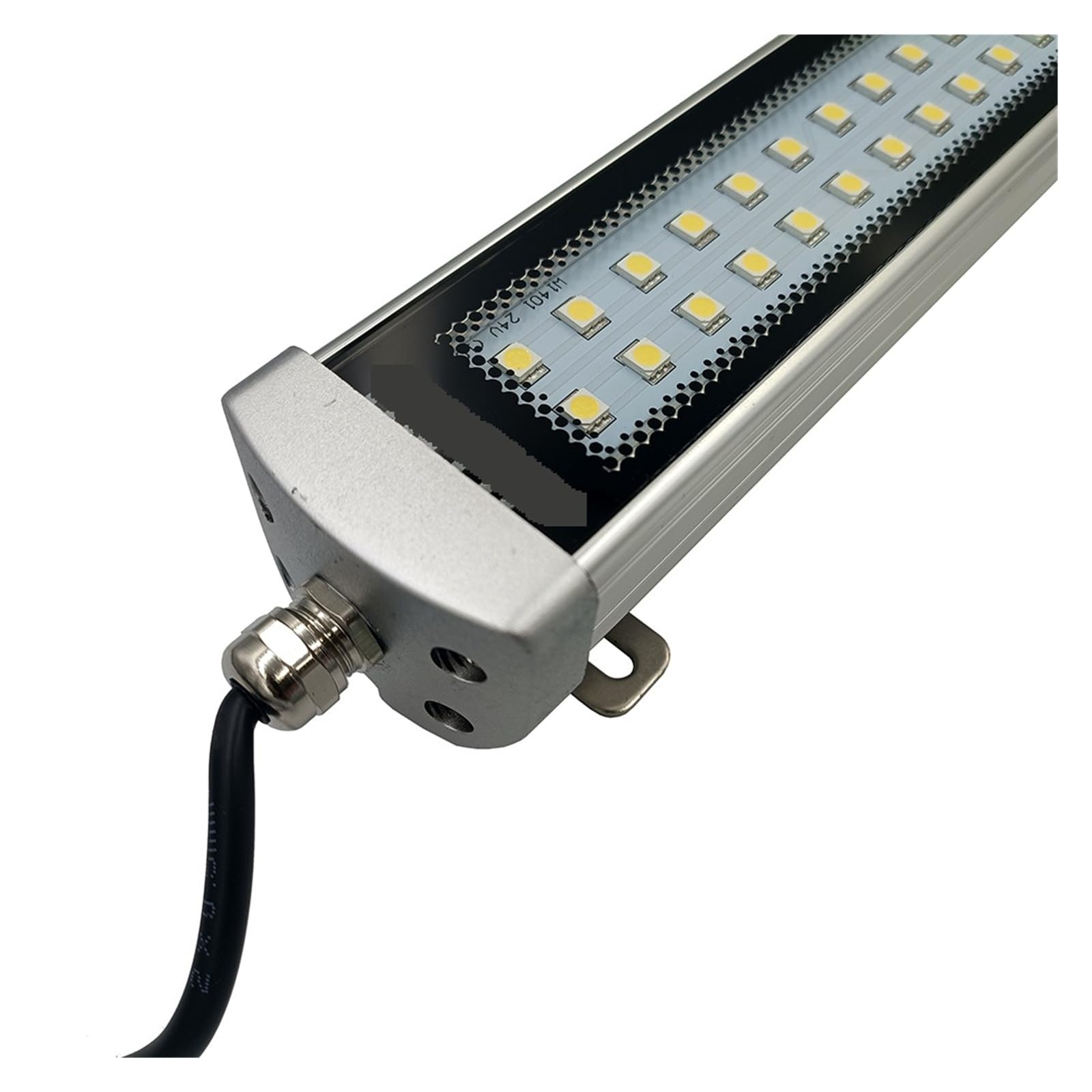 8W do 50W LED Tri-Proof świetlówka DC AC obrabiarki CNC oświetlenie garażu lampa panelowa IP67 wodoodporne aluminium do warsztatu/garażu(12W,AC 110V-220V)