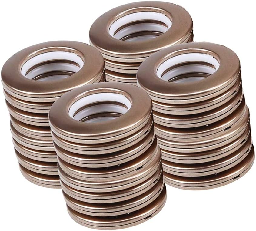 AchNau 32 Pack Plastic Curtain Grommets Eyelet Ring Inner