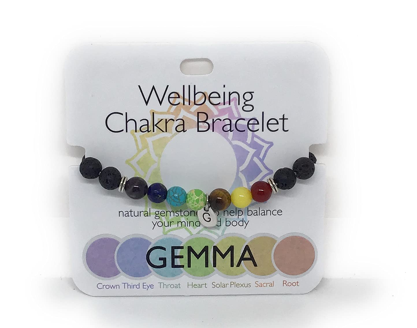 Kaxilu Gemma - Wellness Chakra BRACELETS to Help Balance Your Mind and Body Using The All Powerful Force of Nature VIA Stones for Healing Power
