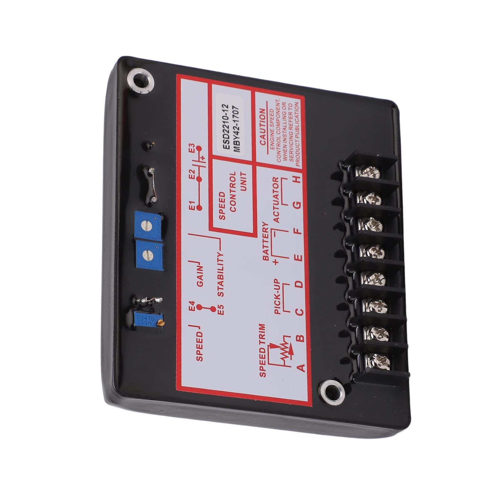 Sterownik Prędkości Generatora Wydajny Elektroniczny Regulator Zespołu Prądotwórczego Zapewniający szybką reakcję, DC 12–24 V do Użytku Domowego