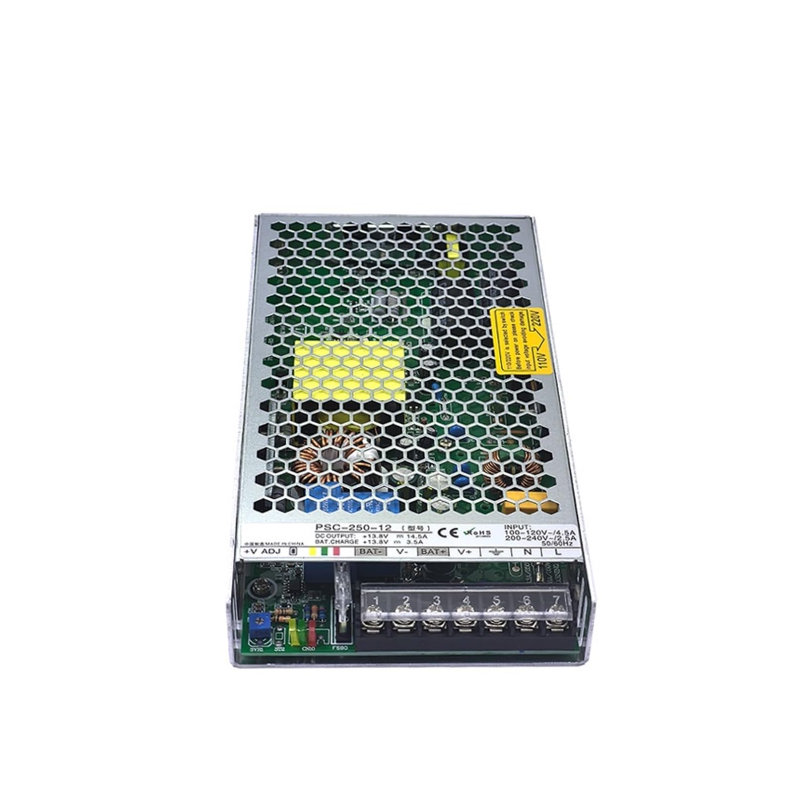 PCS-250W Uniwersalny regulowany zasilacz impulsowy do akumulatorów kwasowo-ołowiowych 13,8 V 3,5 A 27,6 V 2,5 A PSC-250-12 PSC-250-24 Brak czasu przełączania Niezawodność(24V)