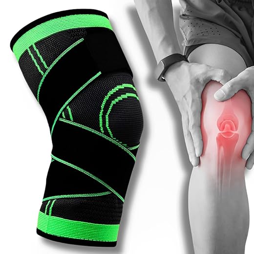 Joelheira De Compressão Ortopédica Para Articulação Alivia Dores Prevenção e Recuperação Esportiva Corrida Futebol Basquete Crossfit Academia Musculação Volêi Futsal Premium