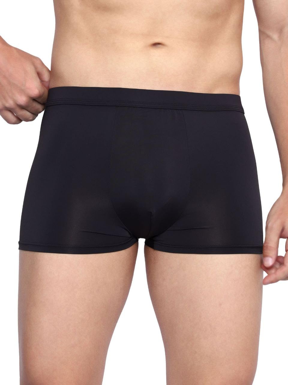 nimai creation Men's Plain Underwear Anti Bacterial Smooth Flex Bio Modal Trunk Comfortable Soft Ice Silk(Pack of 1)-picture-24