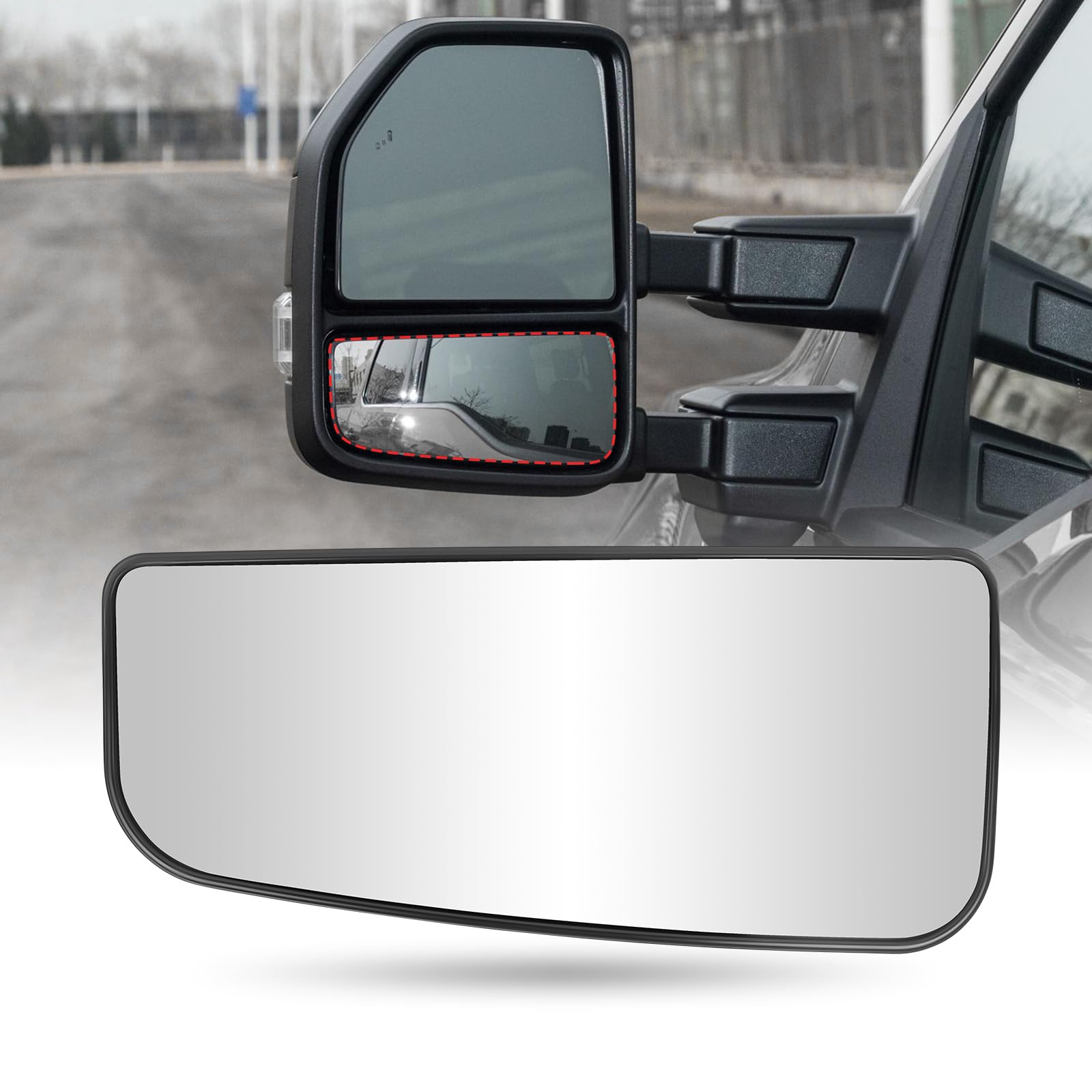 Side View Mirror Replacement Passenger Side Mirror Glass For Ford
