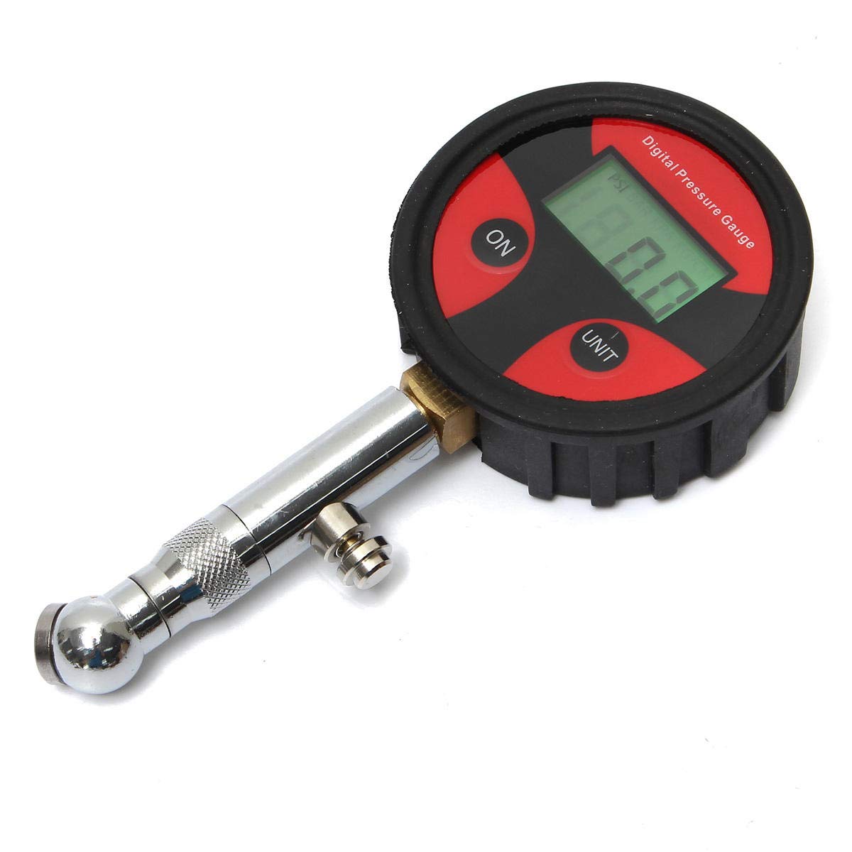 Accesorios Generales para Motocicleta 0-200PSI Metal Digital LCD neumático medidor de presión de Aire probador PSI Bar KPA KGF/cm2