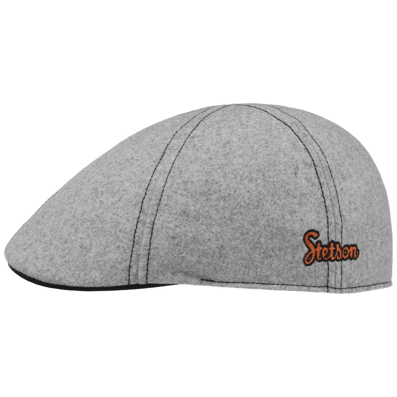 Stetson Texas Retro Script Flatcap - Modische Mütze - Dynamischer Gatsby-Stil - Schiebermütze aus Wollmix - Herren - Herbst/Winter