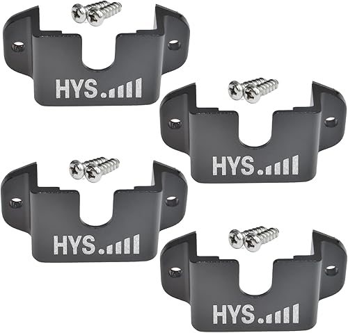 Miniatura 1 de HYS Universal Ham CB RadioAll HT Percha de micrófono con clip para cinturónperilla redonda universal, walkie talkiesradio marina, soporte de clip