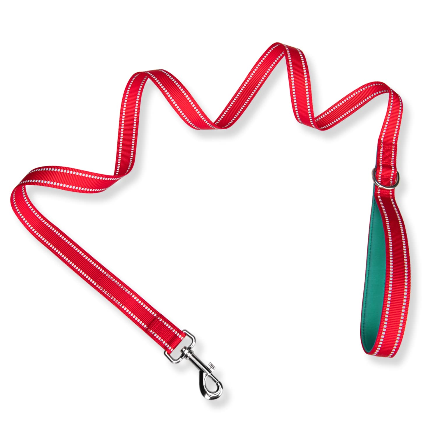 PHOEPET 5 Feet Dog Leash - Dual-Side Reflective - Soft Padded Handle - Fit for Walking, Training or Exploring Hiking, Camp...